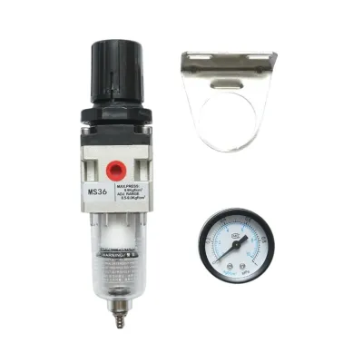Filtru aer cu regulator de presiune maxim 1 MPa, racord 1/4 inch - imagine 2