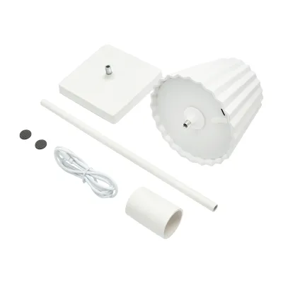 Lampa de masa LED 3W alba, baterie 3.7V/1800mAh, reincarcabila USB 5V/1A Breckner Germany - imagine 2