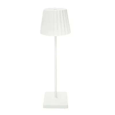 Lampa de masa LED 3W alba, baterie 3.7V/1800mAh, reincarcabila USB 5V/1A Breckner Germany