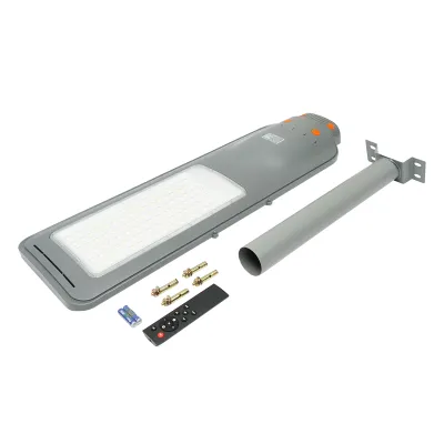 Lampa solara LED iluminat stradal 600W, 6500K, baterie 20Ah cu panou solar si telecomanda IP65 Breckner Germany - imagine 3