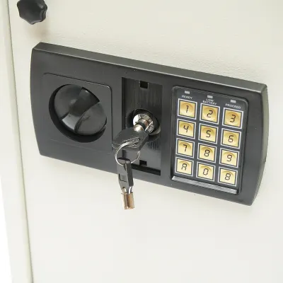 Dulap metalic securizat pentru chei cu cifru electronic 300x450x100mm - imagine 4