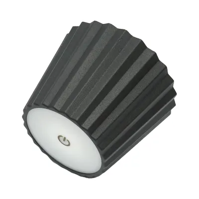 Lampa de masa LED 3W neagra, baterie 3.7V/1800mAh, reincarcabila USB 5V/1A Breckner Germany - imagine 4