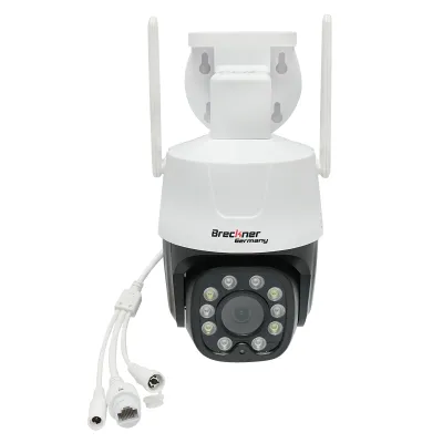 Camera de supraveghere WIFI interior/exterior 5MP ultra HD, PTZ, senzor miscare, rotativa, 90 grade, 12V DC IP66 Breckner Germany - imagine 2