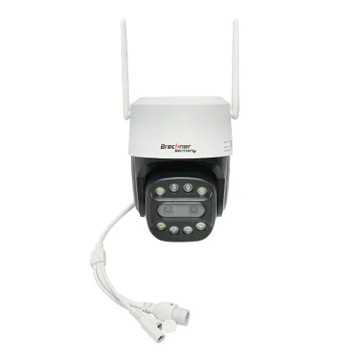 Camera de supraveghere WIFI interior/exterior 4M ultra HD, PTZ, senzor miscare, rotativa, 90 grade, 220V IP66 Breckner Germany - imagine 2