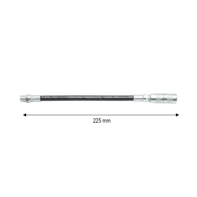 Furtun gros cu reductie 225mm pentru pistol gresare (decalimetru) - imagine 2