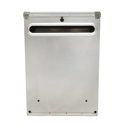 Cutie postala inox 320X230X90mm cu 2 chei si accesorii de prindere - imagine 3