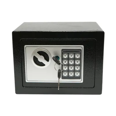 Seif mobila cu inchidere electronica si 2 chei 230x170x165mm