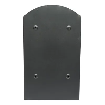 Cutie postala everest, negru antracit 410X260X90mm cu 2 chei si accesorii de prindere - imagine 2