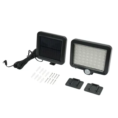 Lampa solara LED 250lm cu panou solar 1W 6V, baterie 1500mAh si senzor miscare IP44 Breckner Germany - imagine 2