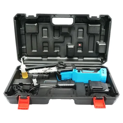 Mini fierastrau electric 500W cu acumulator 21V, 2Ah Li-ion, motor brushless, lama 6 inch (150mm) - imagine 2