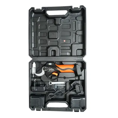 Foarfeca electrica de gradina cu 2 acumulatori 16.8V, 2Ah Li-ion, 900W, diametru taiere 0-32mm - imagine 3