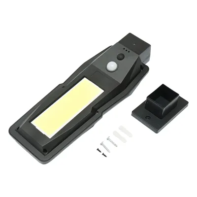 Lampa solara LED 186lm cu panou solar 1.3W/5.5V, baterie 3.7V/2.4 Ah si senzor miscare IP54 Breckner Germany - imagine 2