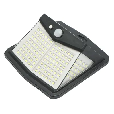 Lampa solara LED 147lm pentru perete, gard, scari cu panou solar 0.65W/5.5V, baterie 3.7V/1.2 Ah si senzor miscare IP54 Breckner Germany - imagine 2