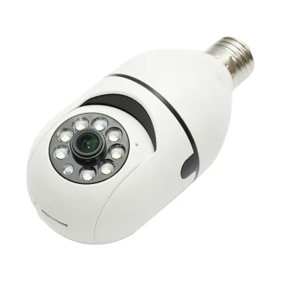 Camera de supraveghere smart-bulb PTZ, WIFI 2.4G 1080P, tip bec E27 cu senzor de miscare si aplicatie YIIoT Breckner Germany - imagine 4