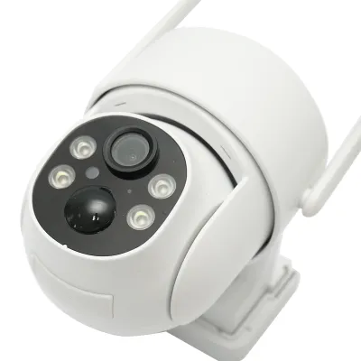 Camera supraveghere 4MP, WIFI rotativa cu panou solar 5W, PTZ, 1080P, UBOX - imagine 4
