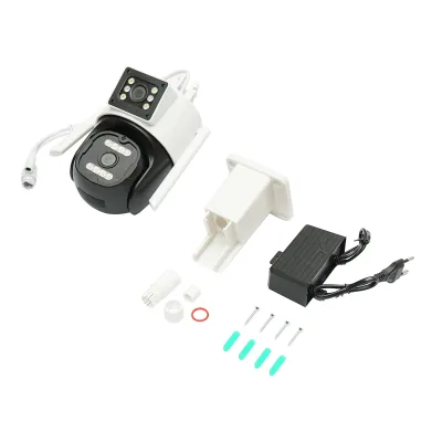 Camera de supraveghere lentila duala 6MP, P2P WIFI 2.4G 1080P, PTZ cu senzor de miscare, detectie umana si aplicatie iCSee - imagine 2