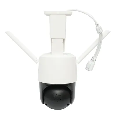 Camera de supraveghere lentila duala 6MP, P2P WIFI 2.4G 1080P, PTZ cu senzor de miscare, detectie umana si aplicatie iCSee - imagine 3