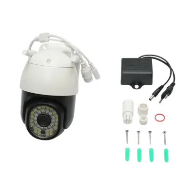 Camera de supraveghere smart 4G, 3MP P2P, senzor miscare, detectie umana, night vision, PTZ rotativa 355 grade, aplicatie V380 Pro - imagine 3