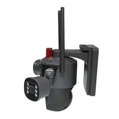 Camera supraveghere lentila duala Ai 4G, WIFI 2.4GHz cu panou solar 8W, rotativa 360 PTZ, detectie umana, infrarosu, alarma si aplicatie V380 Pro - imagine 7