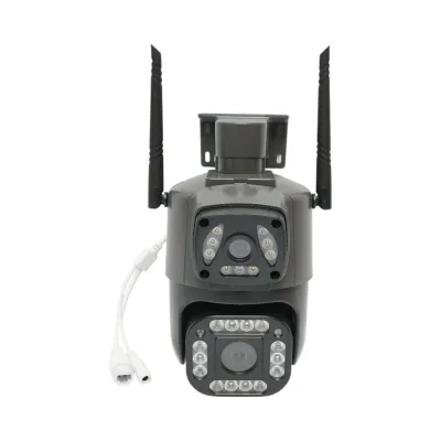 Camera de supraveghere 4G, lentila duala 4MP 1080P, PTZ cu senzor de miscare, detectie umana si aplicatie V380 Pro