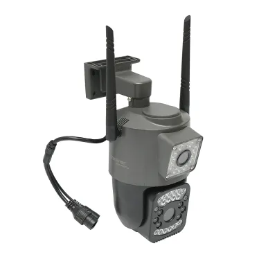 Camera de supraveghere lentila duala 4G, P2P 1080P, PTZ cu senzor de miscare, detectie umana si aplicatie V380 Pro - imagine 4