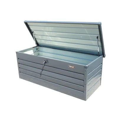 Cutie, lada depozitare metalica tip banca 165x70x63cm - imagine 4