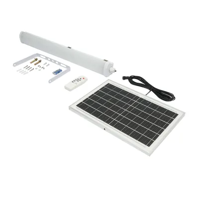 Lampa LED 300W, 6500K cu panou solar policristalin, telecomanda si acumulator 7200mAh IP20 Breckner Germany - imagine 2