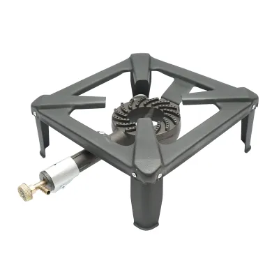Pirostrie, arzator pe gaz patrat cu 4 picioare 300x300x125mm - imagine 2