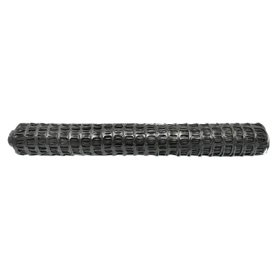 Plasa gard delimitare lucrari 1mx50m cu ochi 70x40mm, 110g/m negru - imagine 3