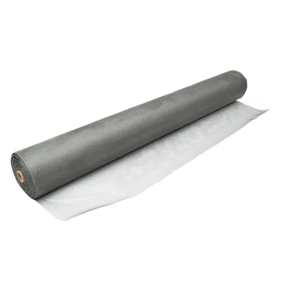 Plasa anti insecte (tantari) 1x50m, densitate(mesh) 18x16x0.25mm gri - imagine 2