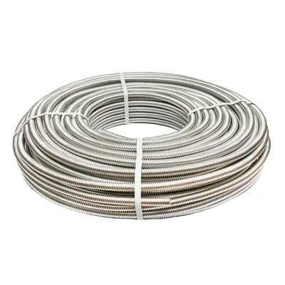 Rola 50m teava inox flexibila, gofrata DN16 pentru instalatii solare rezidentiale