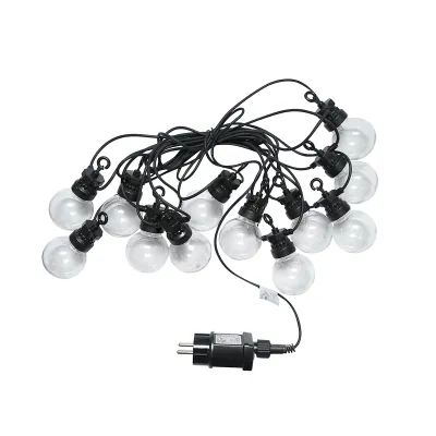 Sistem iluminat LED exterior 12 socluri, cablu 6m, 220V IP44 Breckner Germany - imagine 4