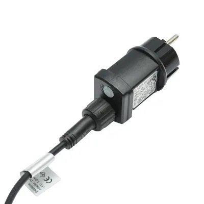 Sistem iluminat LED exterior 12 socluri E27, cablu 6m, 220V IP44 Breckner Germany - imagine 6