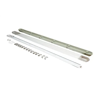 Corp iluminat LED tub fluorescent 1x58W, 220V, 1560x80x90mm IP65 Breckner Germany - imagine 3