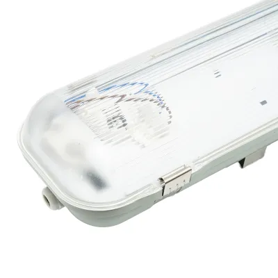 Corp iluminat LED tub fluorescent 2x36W, 220V, 1270x130x90mm IP65 Breckner Germany - imagine 9