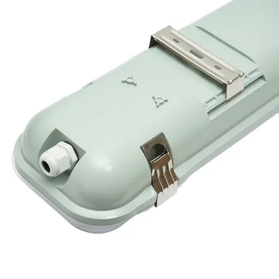 Corp iluminat LED tub fluorescent 2x36W, 220V, 1270x130x90mm IP65 Breckner Germany - imagine 8