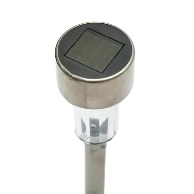 Lampa solara LED 6500K, otel inoxidabil, inaltime 30cm - imagine 5