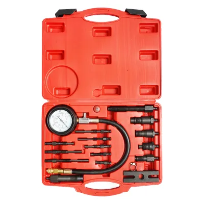 Trusa tester compresie motoare diesel cu manometru mecanic 0-70 bar Breckner Germany - imagine 3