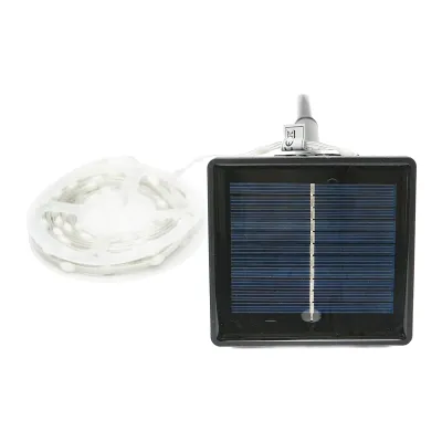 Banda LED cu panou solar 5V, 5m, telecomanda RGB+IC IP65 Breckner Germany - imagine 5
