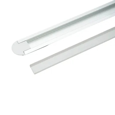 Profil aluminiu banda LED 21.7x6.7x2000mm, incastrat cu dispersor mat, banda maxim 12mm Breckner Germany - imagine 2