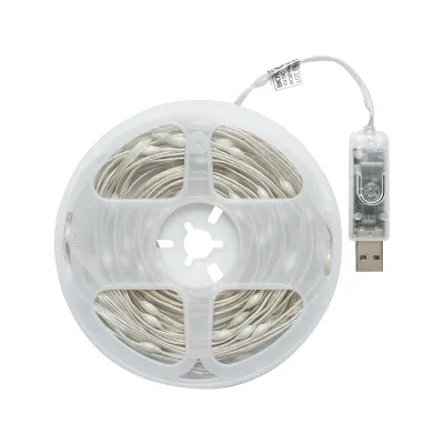 Banda LED smart decorativa 2W/m 5V cu telecomanda, control muzical, bluetooth, aplicatie USB, 10m RGB+IC IP68 Breckner Germany - imagine 4