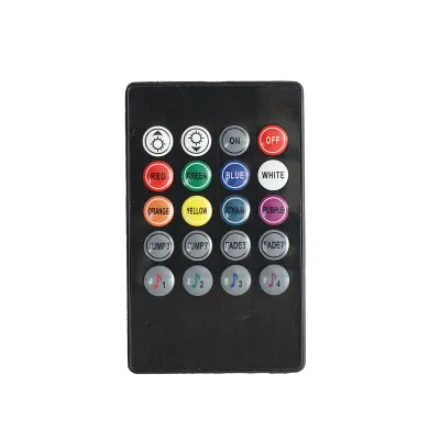 Banda LED lumini ambientale auto 12V, 9W cu telecomanda, control muzical 4x26cm RGB Breckner Germany - imagine 3