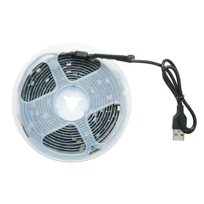 Banda LED cu telecomanda 5V, 3m, control vocal RGB Breckner Germany - imagine 5