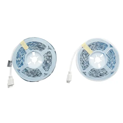 Banda LED smart 2x10m, 12V cu telecomanda, control vocal, bluetooth, aplicatie USB, 20m RGB Breckner Germany - imagine 3