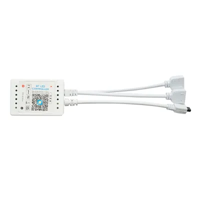 Banda LED smart 2x10m, 12V cu telecomanda, control vocal, bluetooth, aplicatie USB, 20m RGB Breckner Germany - imagine 6