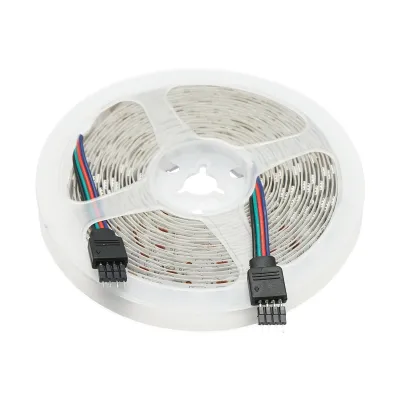 Banda LED 5050 14.4W/m RGB, 12-220V rola 5m, 60 LED/m IP20 Breckner Germany - imagine 5