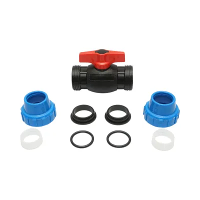 Robinet mufa cu bila compresiune 40x40mm PN16 pentru sisteme de irigatii - imagine 2