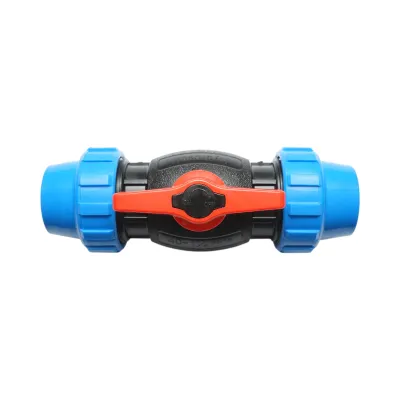 Robinet mufa cu bila compresiune 40x40mm PN16 pentru sisteme de irigatii - imagine 3