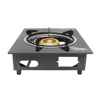 Aragaz, plita cu un arzator din fonta 2.5KW, sticla securizata 400x300x90mm Breckner Germany - imagine 4