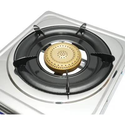 Aragaz, plita din inox cu un arzator metalic 2.5KW, aprindere automata 380x285x94mm Breckner Germany - imagine 5
